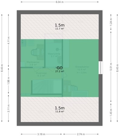 Floorplan - Bezaan 27, 3904 PA Veenendaal